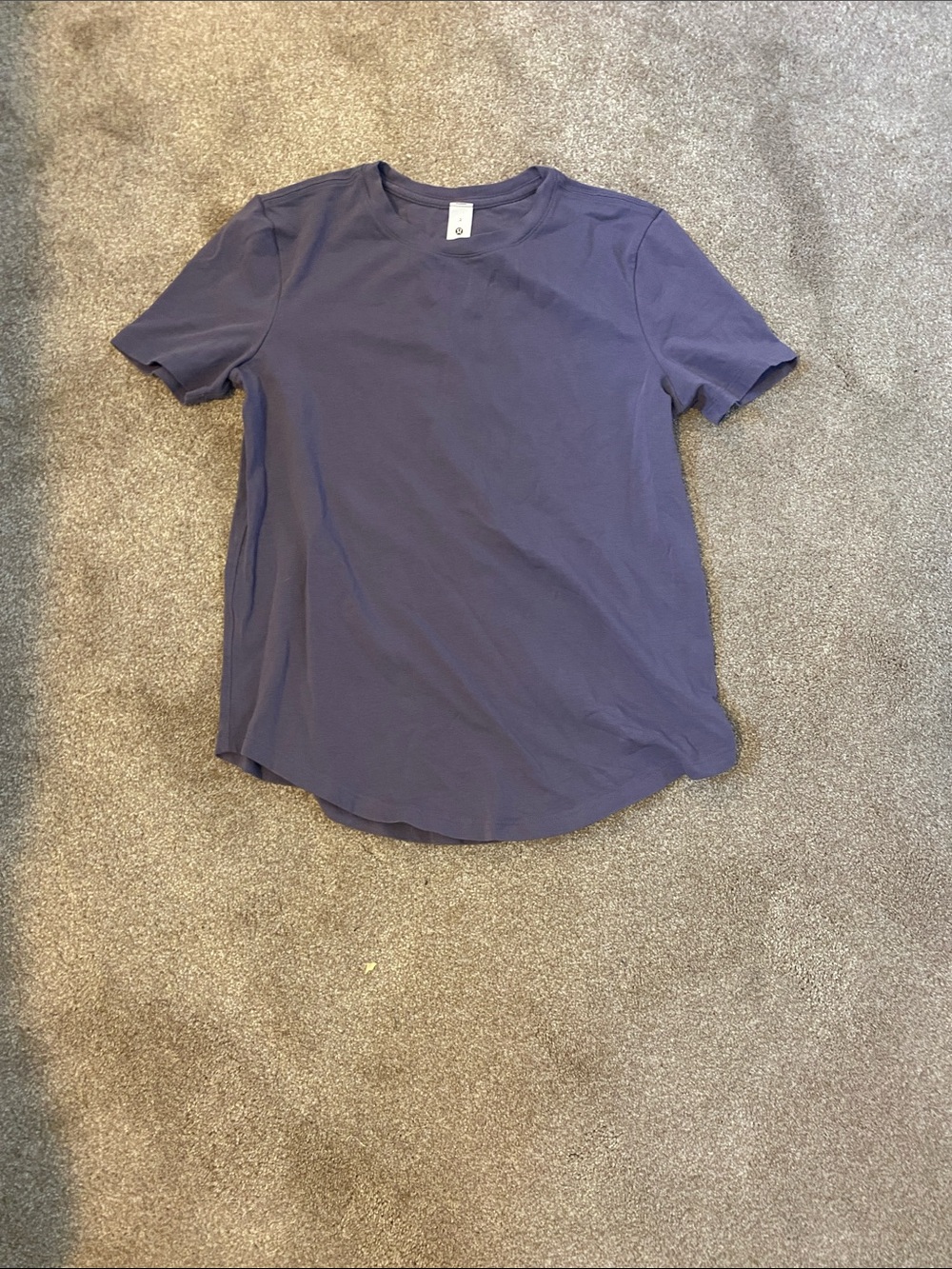lululemon athletica Short Sleeve Crew Tee in Slate Blue